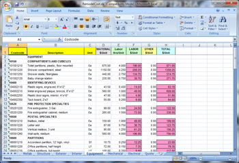 RemodelCost Estimator for Excel screenshot 5