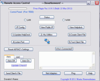 Remote Access Control  screenshot
