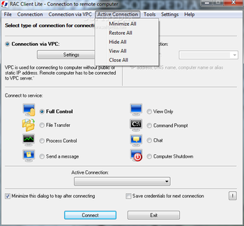 Remote Administrator Control Client Lite screenshot 4
