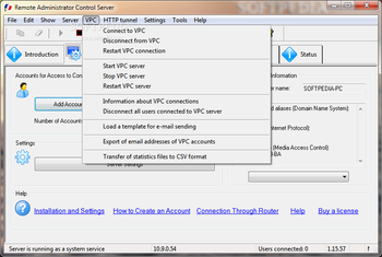 Remote Administrator Control Server screenshot 5