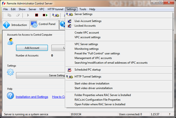 Remote Administrator Control Server screenshot 6