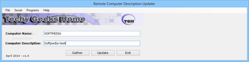 Remote Computer Description Updater screenshot