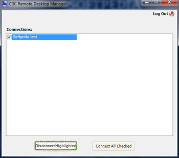 Remote Desktop Connection Manager screenshot