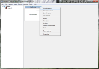 Remote Desktop Connection Manager screenshot