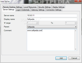 Remote Desktop Connection Manager screenshot 2