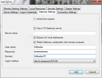 Remote Desktop Connection Manager screenshot 4