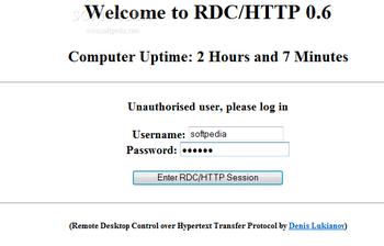 Remote Desktop Control via HTTP screenshot 2
