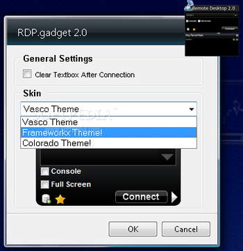 Remote Desktop Gadget screenshot 2
