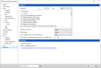 Remote Desktop Manager Free screenshot 32