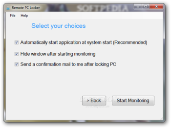Remote PC Locker screenshot 2