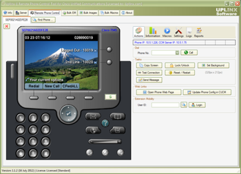 Remote Phone Control for Cisco Unified Communications screenshot 2