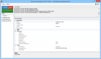 Remote Scheduler screenshot 2