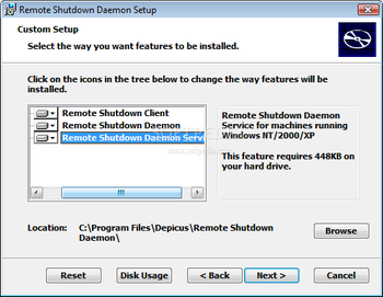 Remote Shutdown Daemon screenshot