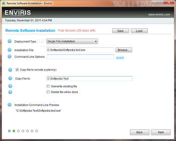 Remote Software Installation screenshot