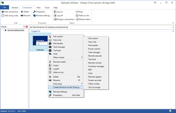 Remote Utilities Free Edition screenshot 2