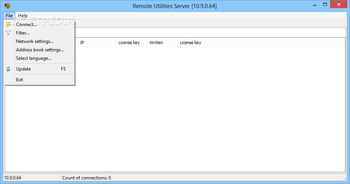Remote Utilities Server screenshot 2