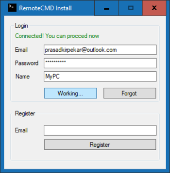RemoteCMD screenshot 4