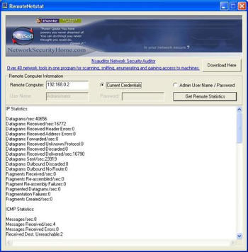 RemoteNetstat screenshot