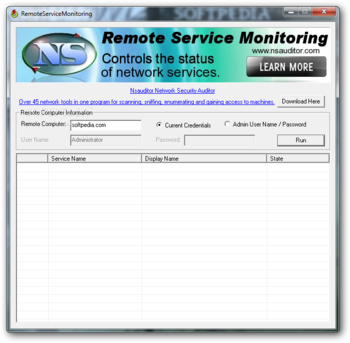 RemoteServiceMonitoring screenshot
