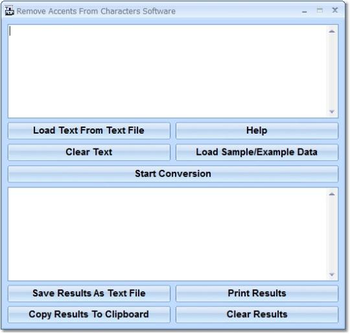 Remove Accents From Characters Software screenshot