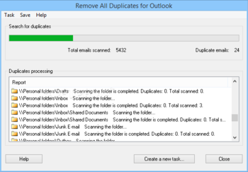 Remove All Duplicates for Outlook screenshot