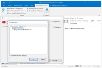 Remove Duplicate Calendar Items screenshot
