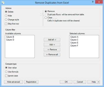 Remove Duplicates from Excel screenshot 2