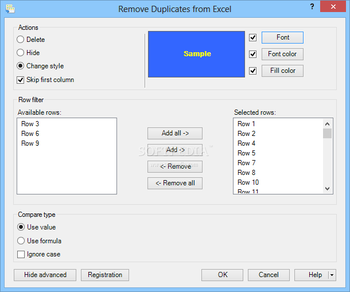 Remove Duplicates from Excel screenshot 3