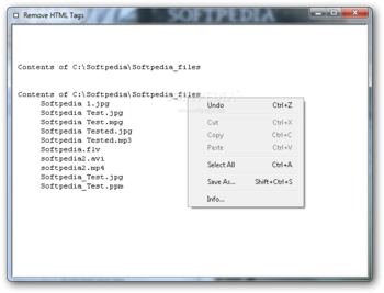 Remove HTML Tags screenshot