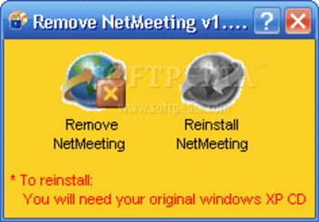 Remove Netmeeting screenshot 2