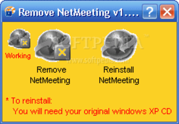Remove Netmeeting screenshot 3