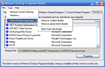 Remove Startup Programs Buddy screenshot 2