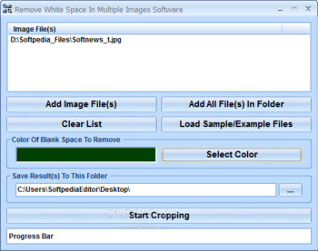 Remove White Space In Multiple Images Software screenshot