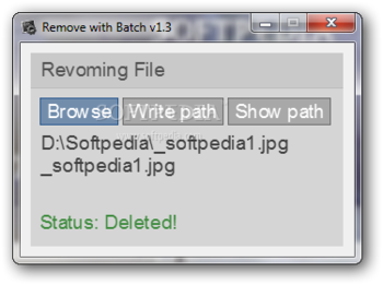 Remove with Batch screenshot 2
