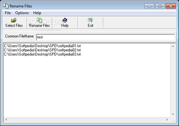 Rename Files screenshot