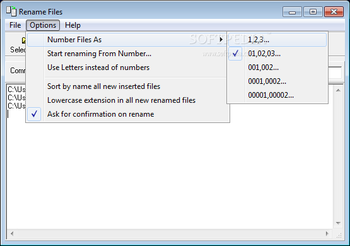Rename Files screenshot 2