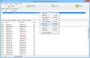 ReNamer Lite screenshot