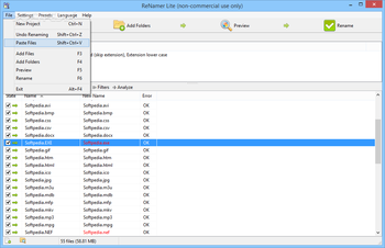 ReNamer Lite screenshot 3