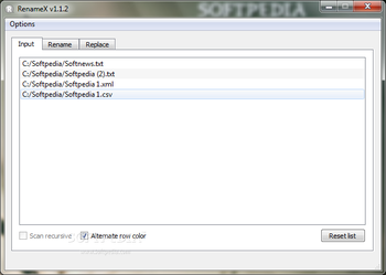 RenameX screenshot