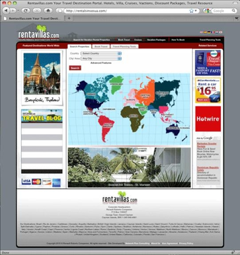 Rentavillas screenshot
