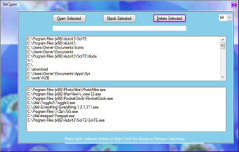 ReOpen screenshot 2