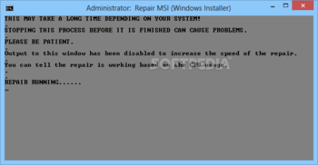 Repair MSI (Windows Installer) screenshot 2