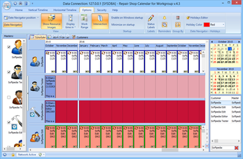 Repair Shop Calendar for Workgroup screenshot 9