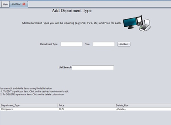 Repair Solutions Management screenshot