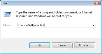 Replacement Run Dialog screenshot