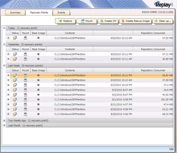 Replay 4 screenshot