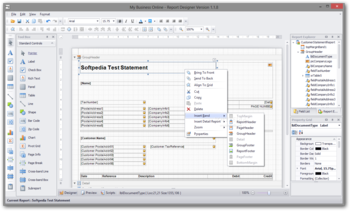 Report Designer screenshot 2