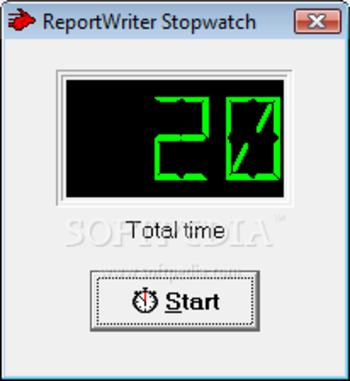 ReportWriter Stopwatch screenshot