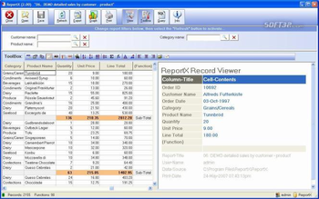 ReportX screenshot