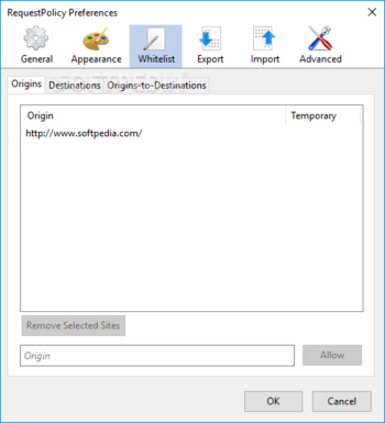RequestPolicy screenshot 5